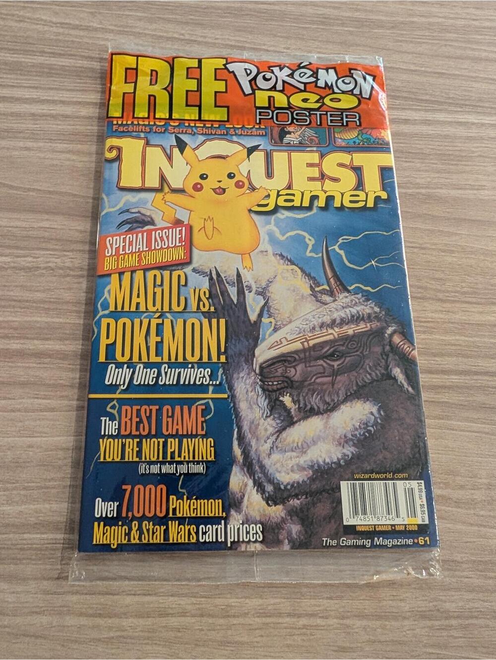 InQuest Gamer Magazine Issue #61 Featuring Magic vs. Pokémon Special